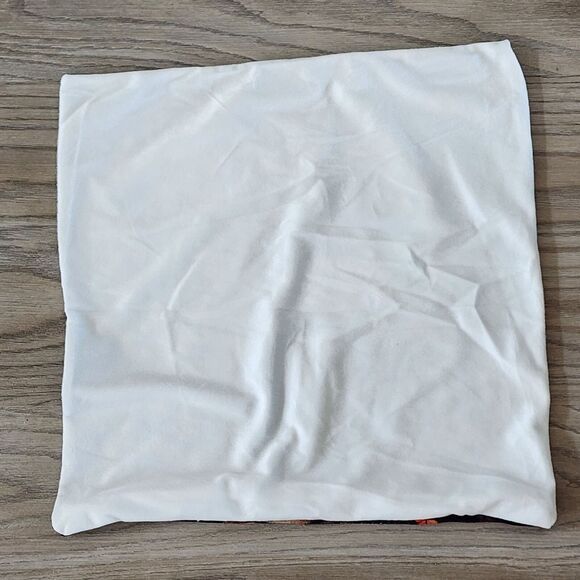 Halloween Decorative Throw Pillow Covers Ghost Forest Fall Leaves Zip Closure - Picture 4 of 8